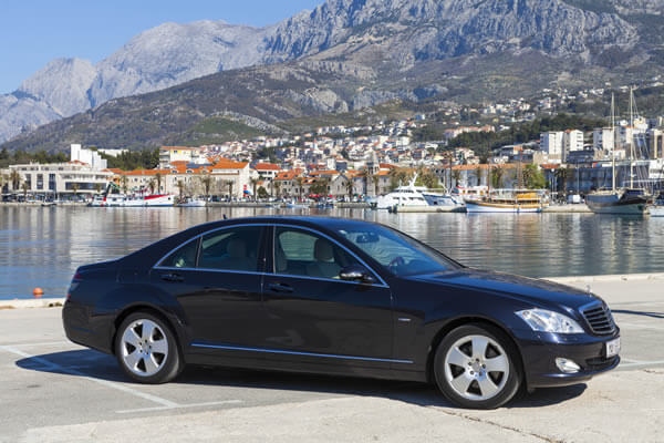 Mercedes S Class luxury taxi transfers Croatia