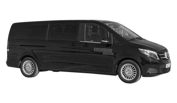 Luxury van Mercedes V Class VIP taxi transfers