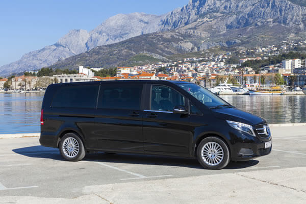 Mercedes V Class luxury taxi transfers Croatia